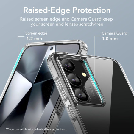 Husa pentru Samsung Galaxy S24 Plus ESR Air Shield Boost Kickstand, Clear