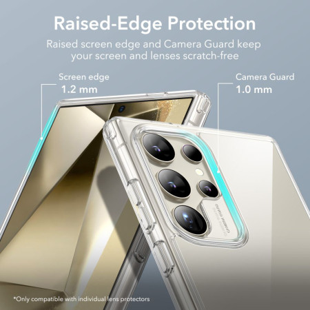 Husa pentru Samsung Galaxy S24 Ultra ESR Air Shield Boost Kickstand, Clear