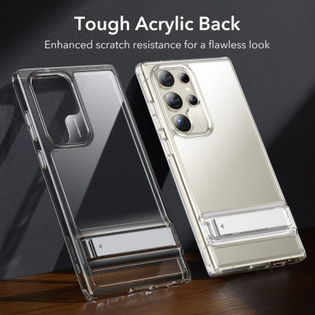 Husa pentru Samsung Galaxy S24 Ultra ESR Air Shield Boost Kickstand, Clear