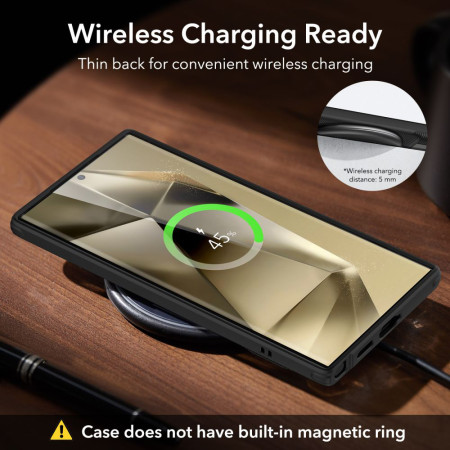Husa pentru Samsung Galaxy S24 Ultra ESR Air Shield Boost Kickstand, Black