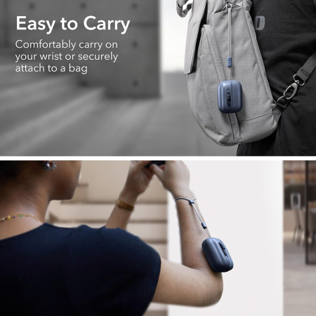 Husa pentru Apple AirPods Pro 1 / 2 ESR Pulse Magnetic HaloLock, Dark Blue