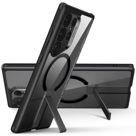 Husa pentru Samsung Galaxy S24 Ultra ESR Boost Flickstand HaloLock, Frosted Clear