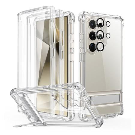 Husa pentru Samsung Galaxy S24 Ultra ESR Shock Armor Kickstand, Clear