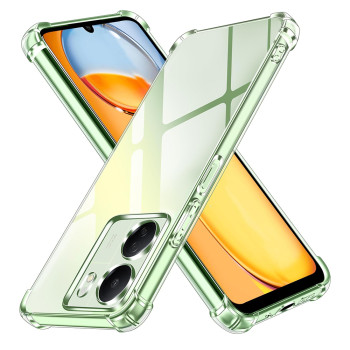 Husa Antisoc compatibila Xiaomi Redmi 13C 4G / Poco C65, PRO AirBag, Clear