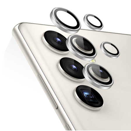 Folie Camera pentru Samsung Galaxy S24 Ultra ESR Lens Protector Tempered Glass, Main Phone Color