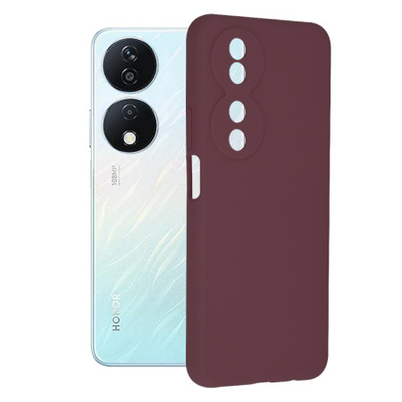 Husa de telefon compatibila Honor X7b, Tech Microfibra, Camera Extra Pro, Plum Violet