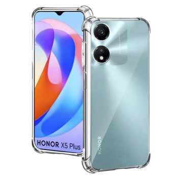 Husa Antisoc compatibila Honor X5 Plus, PRO AirBag, Clear