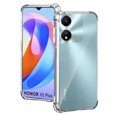 Husa Antisoc compatibila Honor X5 Plus, PRO AirBag, Clear