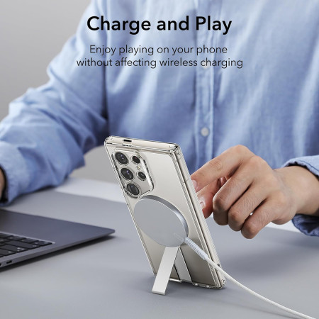 Husa pentru Samsung Galaxy S24 Ultra ESR Boost Flickstand HaloLock, Clear