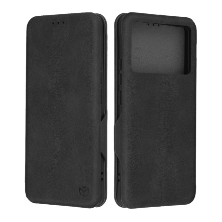 Husa pentru Xiaomi Poco X6 Pro, Techsuit Safe Wallet Plus, Black