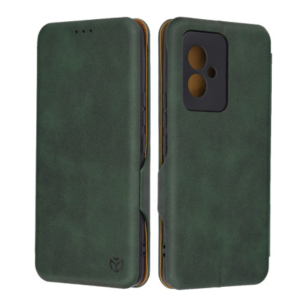 Husa tip carte pentru Honor 100, Techsuit, Inchidere Magnetica, Green