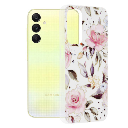 Husa compatibila Samsung Galaxy A25, Slim Series, Chloe White