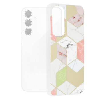 Husa compatibila Samsung Galaxy A55, Slim Series, Purple Hex