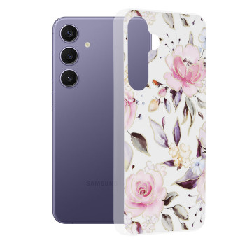 Husa pentru Samsung Galaxy S24 Plus, Slim Series, Chloe White