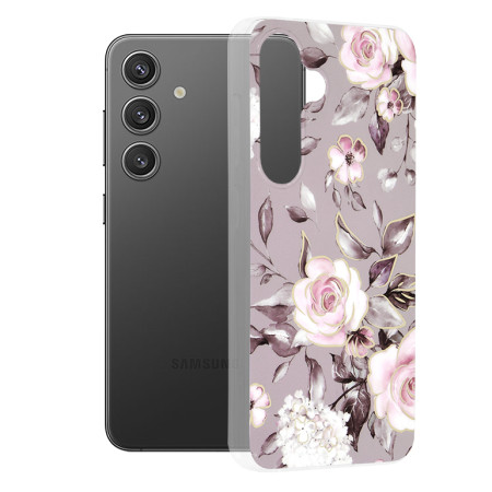 Husa pentru Samsung Galaxy S24, Slim Series, Bloom of Ruth Gray