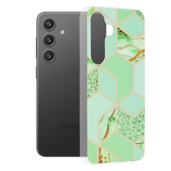 Husa pentru Samsung Galaxy S24, Slim Series, Green Hex