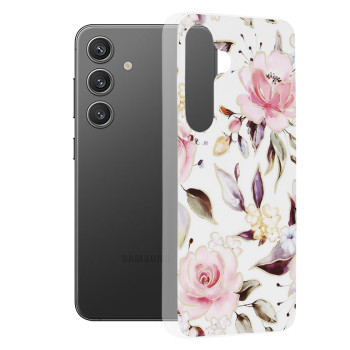 Husa pentru Samsung Galaxy S24, Slim Series, Chloe White