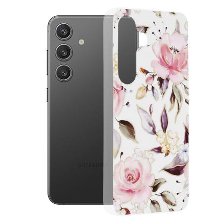 Husa pentru Samsung Galaxy S24, Slim Series, Chloe White
