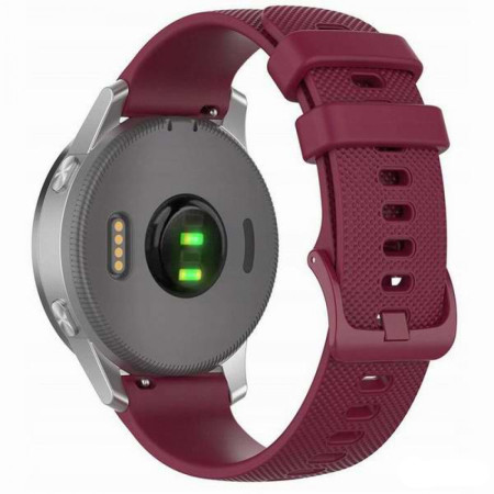 Curea pentru Samsung Galaxy Watch 4/5/Active 2, Huawei Watch GT 3 (42mm)/GT 3 Pro (43mm), Burgundy