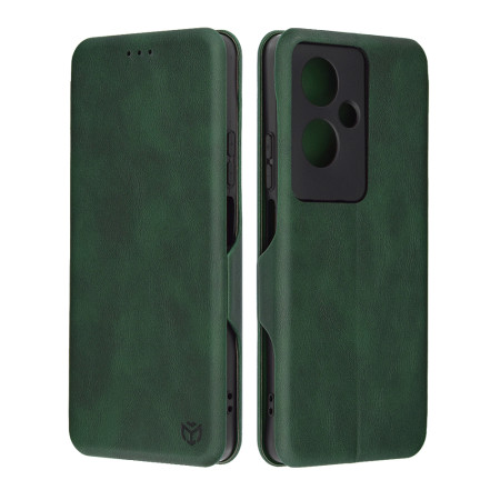 Husa tip carte pentru Oppo A79 5G / OnePlus Nord N30 SE, Techsuit, Inchidere Magnetica, Green