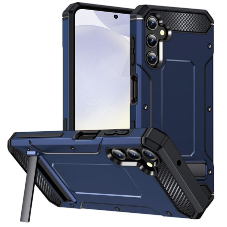 Husa Antisoc pentru Samsung Galaxy S24, Kickstand, Blue