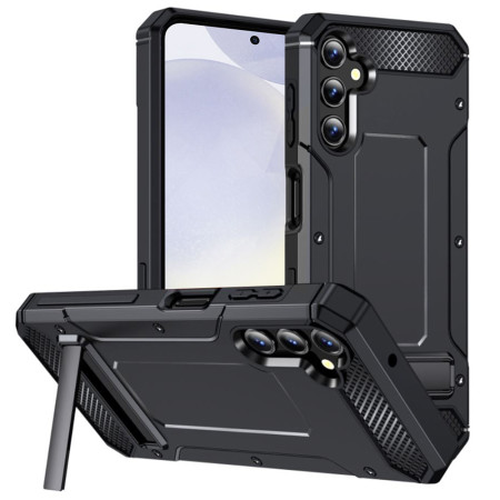 Husa Antisoc pentru Samsung Galaxy S24, Kickstand, Black