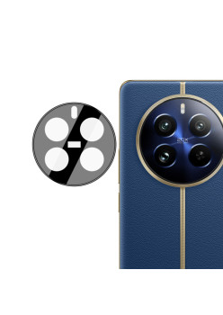 Folie Camera pentru Realme 12 Pro / 12 Pro Plus, 9H Anti Explozie Securizata, Negru