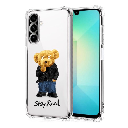 Husa Antisoc pentru Samsung Galaxy A26, AirBag PRO, Clear, Stay Real