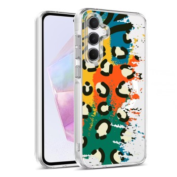 Husa pentru Samsung Galaxy A16, Atasare Magnetica, MagSafe, Pattern Skin 49, Clear