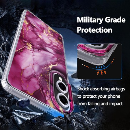 Husa magnetica compatibila MagSafe pentru Samsung Galaxy S25 Edge, model DC48, protectie completa anti soc