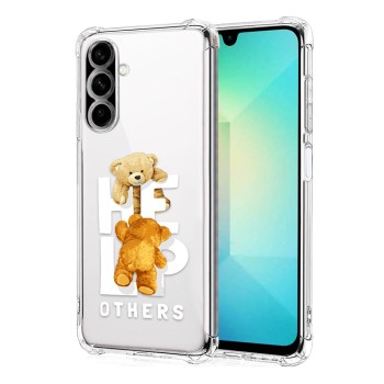 Husa Antisoc pentru Samsung Galaxy A26, AirBag PRO, Clear, Help Others