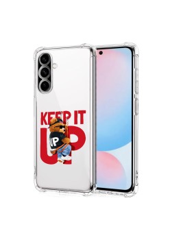 Husa Antisoc pentru Samsung Galaxy A56, AirBag PRO, Clear, Keep it Up