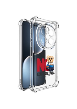 Husa Antisoc pentru Honor Magic7 Pro, AirBag PRO, Clear, No Excuses