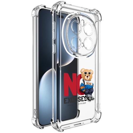 Husa Antisoc pentru Honor Magic7 Pro, AirBag PRO, Clear, No Excuses