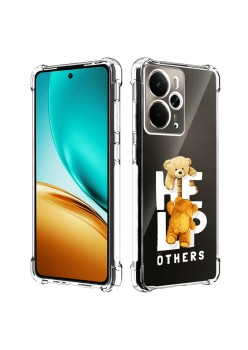 Husa Antisoc pentru Realme 14 / Realme 14T - AirBag TPU, Colțuri Ranforsate - Help Others