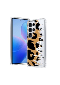 Husa pentru Samsung Galaxy S24 Ultra, Atasare Magnetica, MagSafe, Pattern Skin 07, Clear