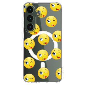 Husa personalizata pentru Samsung Galaxy S24, MagSafe Atasare Magnetica, Fata Afectiune