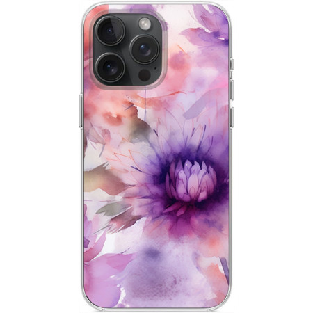 Husa personalizata pentru Apple iPhone 13 Pro Max, MagSafe Atasare Magnetica, Antisoc, Model Floral 22