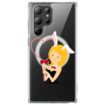 Husa personalizata Samsung Galaxy S24 Ultra, MagSafe Atasare Magnetica, Play Love