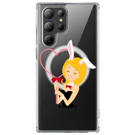 Husa personalizata Samsung Galaxy S24 Ultra, MagSafe Atasare Magnetica, Play Love