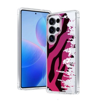 Husa pentru Samsung Galaxy S25 Ultra, Atasare Magnetica, MagSafe, Pattern Skin 25, Clear