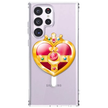 Husa personalizata Samsung Galaxy S23 Ultra, MagSafe Atasare Magnetica, Princess Heart