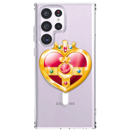 Husa personalizata Samsung Galaxy S23 Ultra, MagSafe Atasare Magnetica, Princess Heart