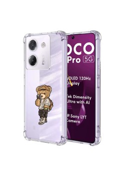 Husa Antisoc pentru Xiaomi Poco M7 Pro 5G - AirBag TPU, Colțuri Ranforsate- Selfie