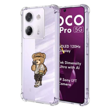 Husa Antisoc pentru Xiaomi Poco M7 Pro 5G - AirBag TPU, Colțuri Ranforsate- Selfie