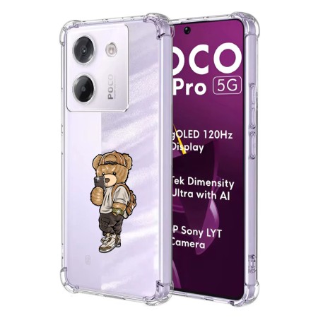 Husa Antisoc pentru Xiaomi Poco M7 Pro 5G - AirBag TPU, Colțuri Ranforsate- Selfie