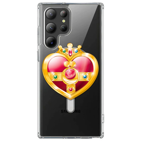 Husa personalizata Samsung Galaxy S24 Ultra, MagSafe Atasare Magnetica, Princess Heart