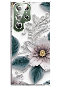 Husa pentru Samsung Galaxy S25 Ultra, Atasare Magnetica, MagSafe, 3D Flower Medley 16