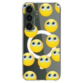 Husa personalizata pentru Samsung Galaxy S24, MagSafe Atasare Magnetica, Rolling eyes