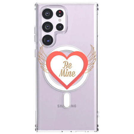Husa personalizata Samsung Galaxy S23 Ultra, MagSafe Atasare Magnetica, Be Mine